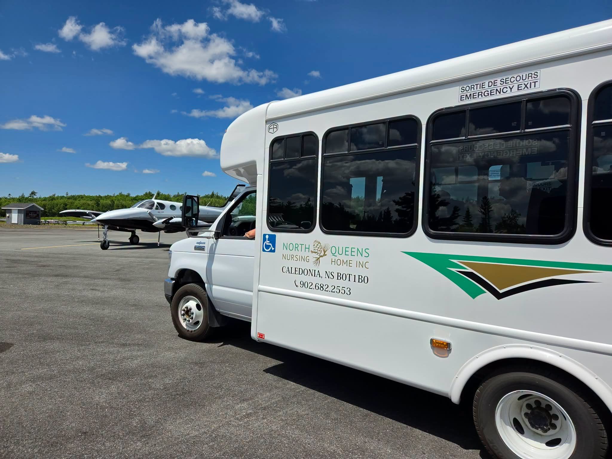 The North Queens Nursing Home shuttle bus