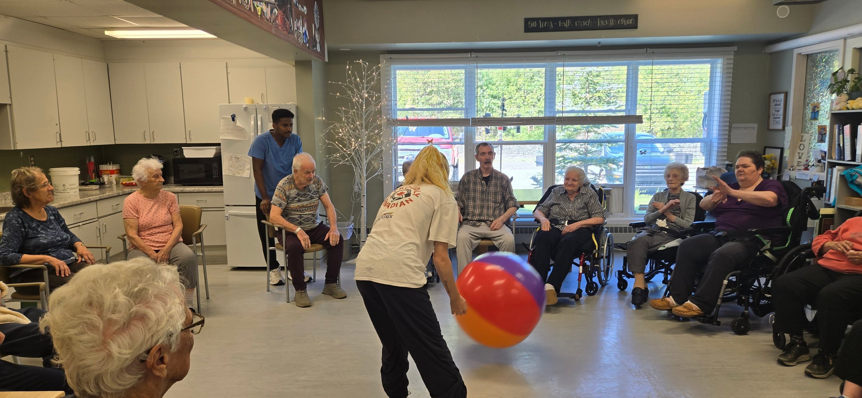 Indoor ball game activity