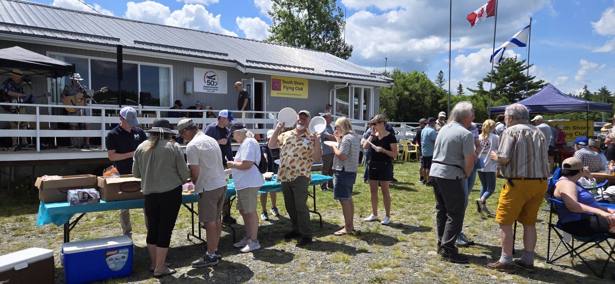 Community picnic and flying club event